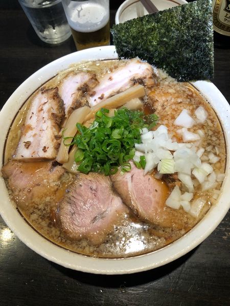 「肉煮干し中華そば大 1150円」@中華そば しながわの写真