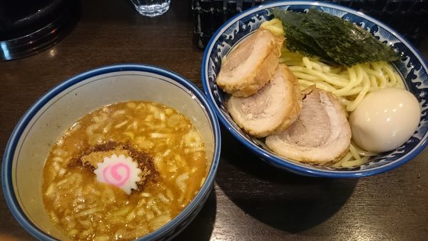 「特製つけそば(中盛)」@中華そば わた井の写真