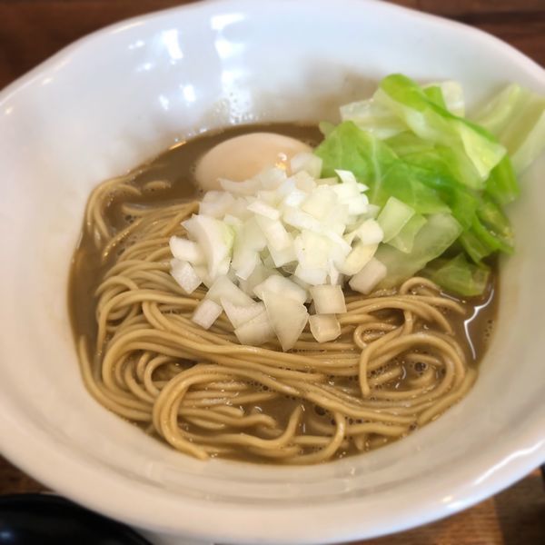 「濃厚味玉煮干」@ラーメン 裏健やかの写真