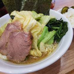 キャベツラーメン＆サービスライス