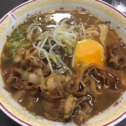 肉入りラーメン
