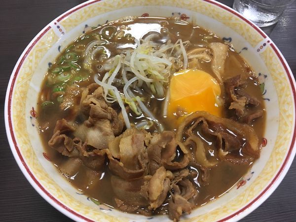 「肉入りラーメン」@徳島ラーメン 大孫 川内店の写真