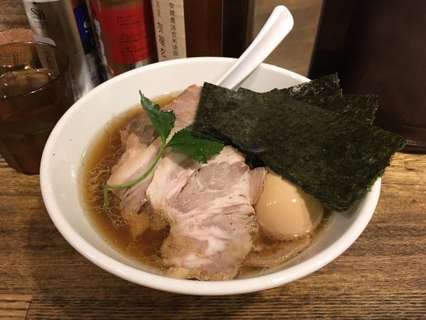 「特製平子煮干そば」@新橋 纏の写真