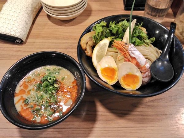 「夏季限定 タイ風ココナッツカレーつけ麺」@琉球島豚 麺屋なりよしの写真