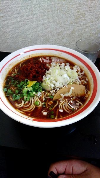 「旨辛ラーメン850円大盛150円」@自家製麺SHINの写真