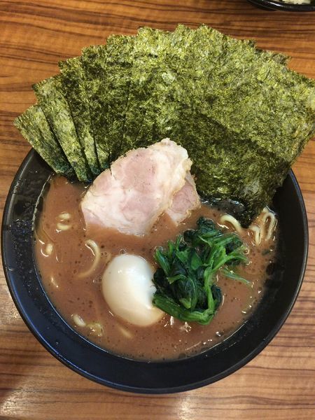 「のり半熟味玉らーめん」@横浜家系らーめん 二代目 武道家の写真