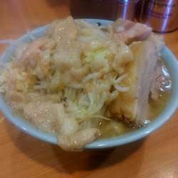 小ラーメン（味薄め）ニンニクアブラﾏｼﾏｼ