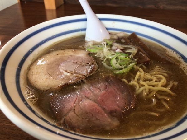 「ニボだく改 細麺 700円 豚めし 150円」@麺屋 わかなの写真