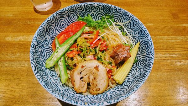 「【夏季限定】冷やし中華」@麺恋処 爆龍の写真