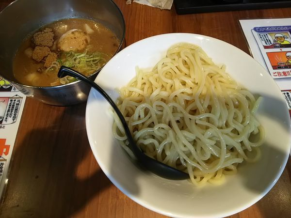 「濃厚つけ麺　（大盛：無料）　＋味玉：クーポン券」@カナヤマ55の写真