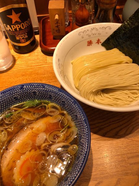 「清湯つけそば830円」@つけそば 神田勝本の写真