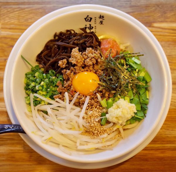 「塩豚骨まぜそば…900円」@二代目 白神の写真