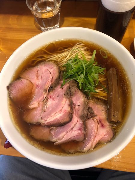 「出汁醤油820円 焼豚トッピング290円」@麺庵ちとせの写真