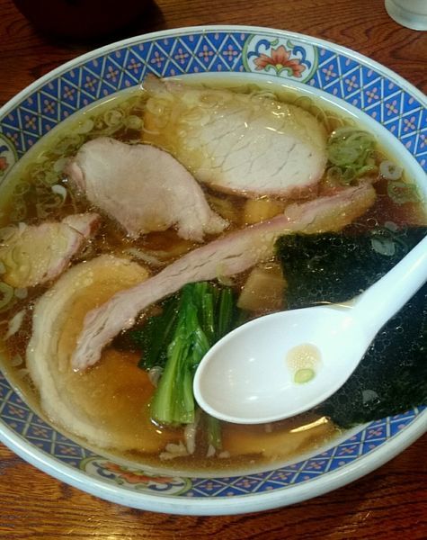 「焼豚メン」@白河手打中華 賀乃屋の写真