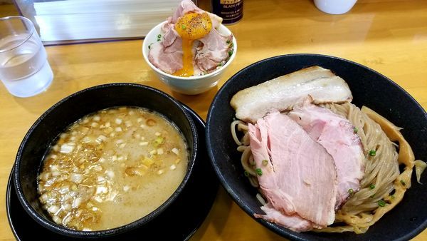 「濃厚つけ麺(麺２５０g)」@自家製中華そば 麺の虜の写真