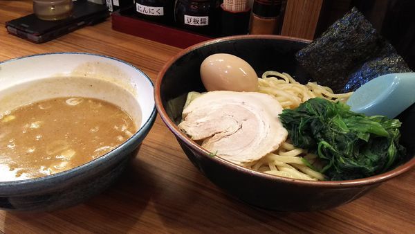 「つけ麺￥８８０」@横浜家系ラーメン 壱角家 大和桜ヶ丘店の写真