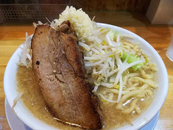 「男気味噌（大盛）」@らーめん まるはちの写真