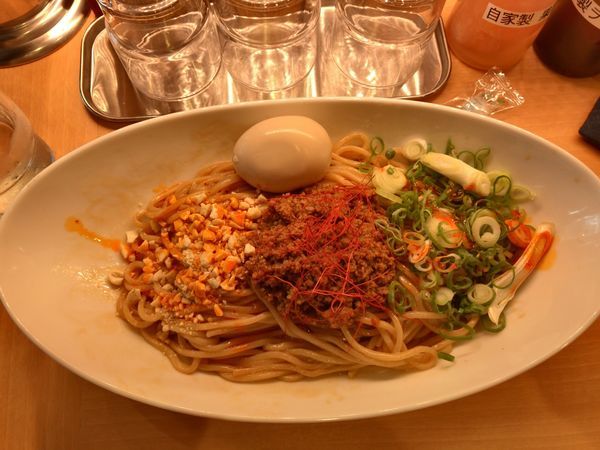 「汁なし坦々麺」@濃厚鶏そば 葵の写真