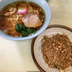 半ナシ＋ラーメン