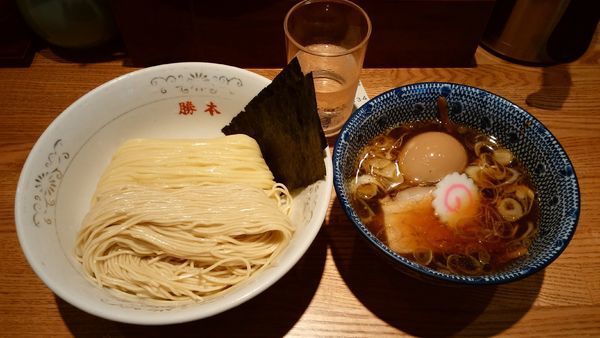「味玉清湯(しょうゆ)つけそば」@つけそば 神田勝本の写真