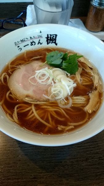 「煮干しラーメン（７５０円）」@らーめん楓の写真