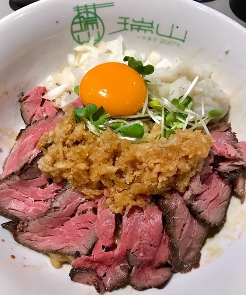 「ローストビーフのあえそば」@中華蕎麦 瑞山（ZUIZAN）の写真