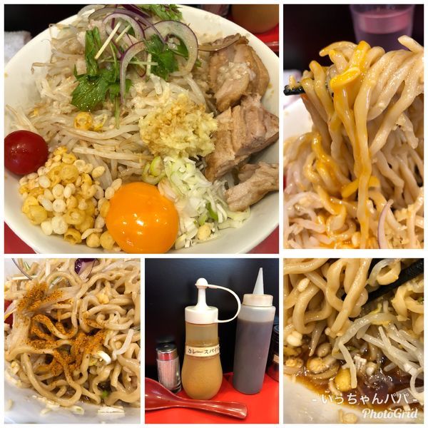 「夏限定）冷やしまぜそば 850円 アブラ・ショウガ」@用心棒の写真