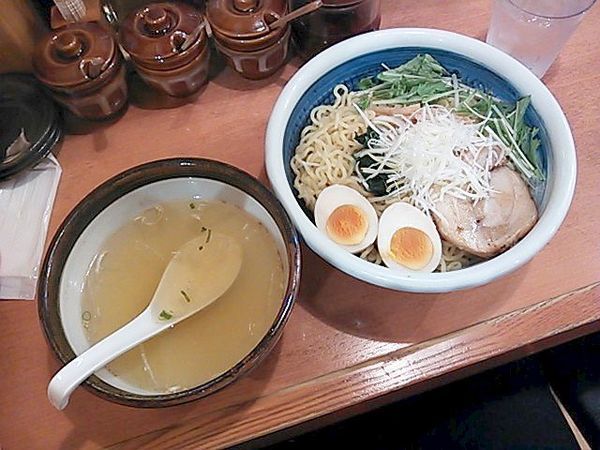 「ゆず塩つけ麺」@俺流塩らーめん 東急本店前の写真