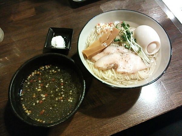 「鯛塩つけsoba＋味玉」@らぁ麺BAR 錦 iwamotoの写真