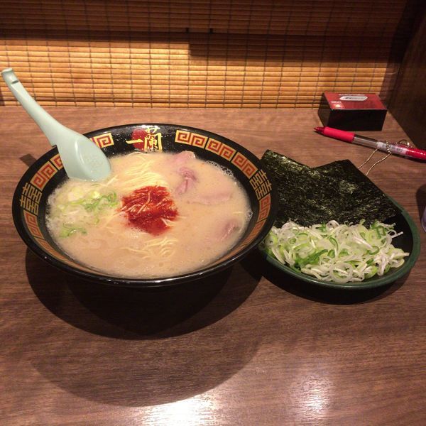 「ラーメン 海苔 ネギ」@一蘭 千葉出洲港店の写真