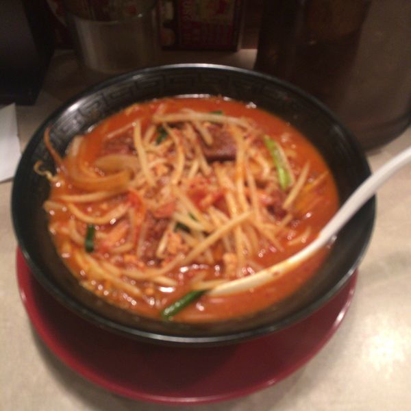 「辛味噌らぁ麺」@中華食堂 一番館 新小岩ルミエール店の写真