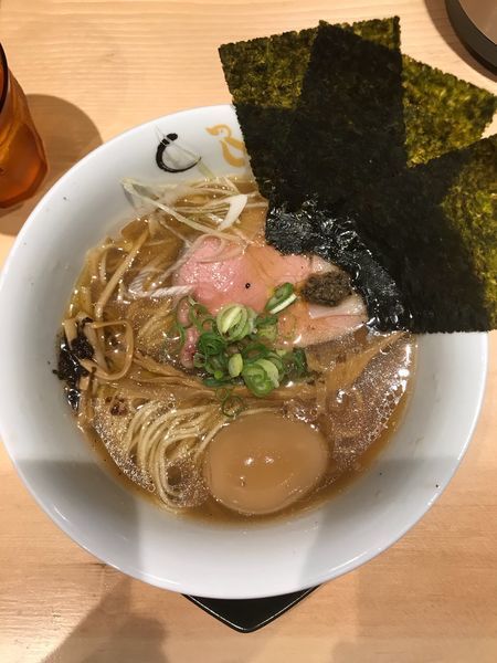 「焼のり味玉そば (醤油)1,000円」@SOBAHOUSE 金色不如帰 新宿御苑本店の写真