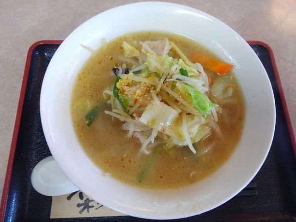 「地元野菜ラーメン700円」@もめん亭ラーメン一番の写真