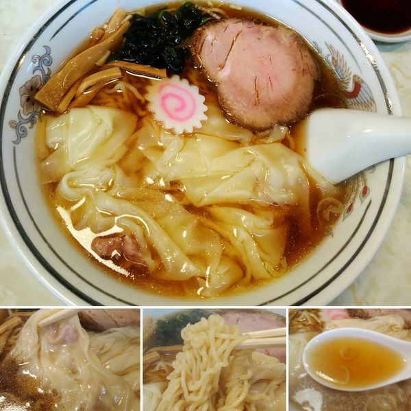 「ワンタンメン　700円」@餃子の王さまの写真
