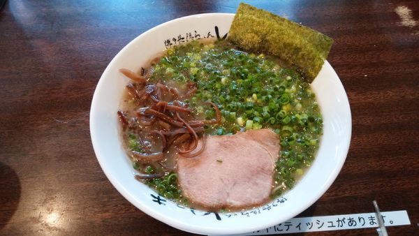 「ねぎらーめん+替玉¥900-」@博多長浜らーめん いっきの写真