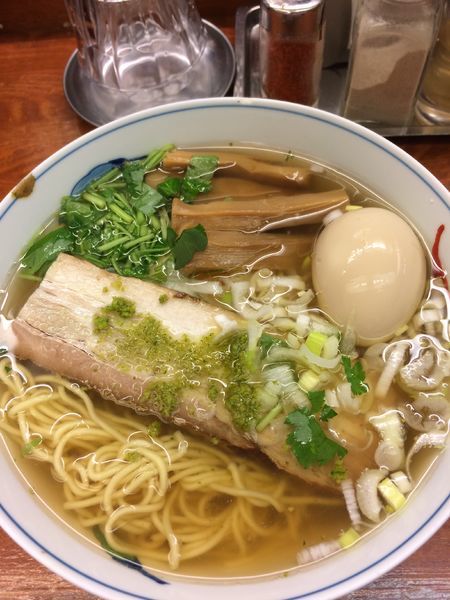 「和風柚子柳麺730円➕味玉110円」@麺屋ひょっとこの写真