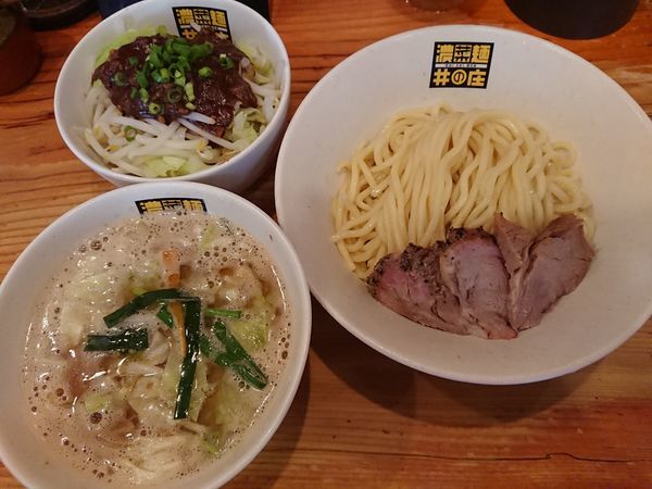 「濃菜つけ麺＋ウオベジ」@濃菜麺 井の庄の写真