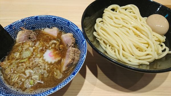 「つけめんチャーシュー+味玉(1250円)」@頑者の写真