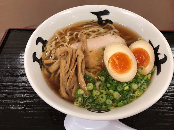 「中華そば920円＋味玉」@中華そば処 琴平荘 小田急うまいものめぐりの写真