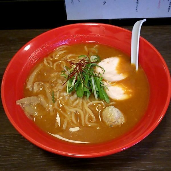 「濃厚辛味噌鶏そば (辛)」@麺屋ばらいちの写真