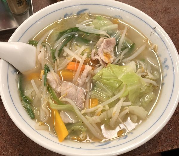 「タンメン（￥650）」@三ちゃん食堂の写真