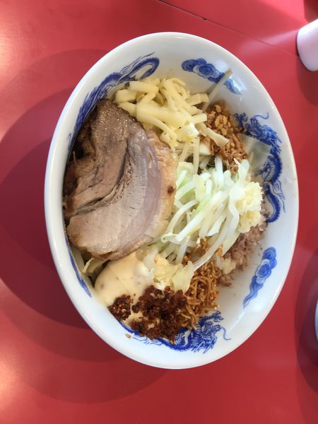 「まぜそば 全部増し」@ジャンクガレッジ 白岡店の写真