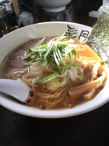 「和風塩らーめん（700円）」@麺屋彩月の写真