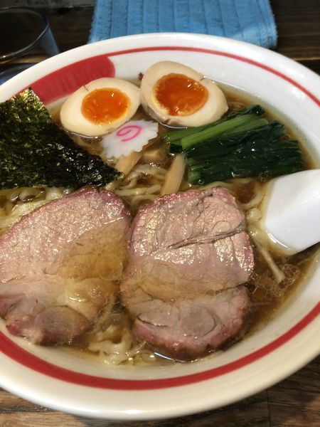 「中華そば ¥670＋煮玉子 ¥100」@青竹平打ち中華そば 麺壱吉兆の写真