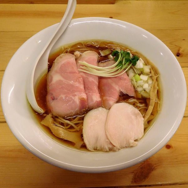 「鶏そば（正油 750円）」@味噌ぶり noodle みやみやの写真