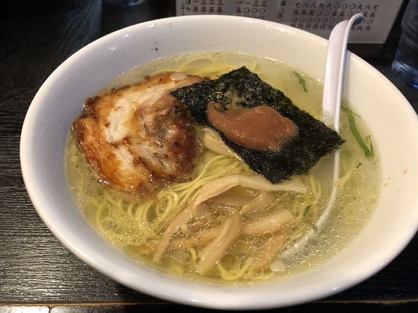 「梅塩そば」@塩そば 桑ばらの写真