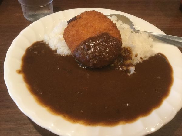 「コロッケカレー 610円」@ジャンカレー 本店の写真