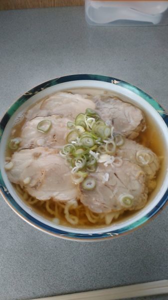 「ハーフ＆ハーフ　734円」@佐野らーめん 麺龍の写真