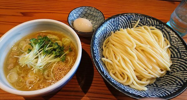 「つけそば塩900円+味玉100円」@麺 一直の写真