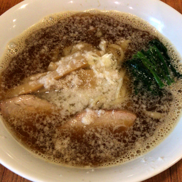 「ラーメン（太麺）400円　背脂10円」@麺＆cafe Coi.Coi.の写真